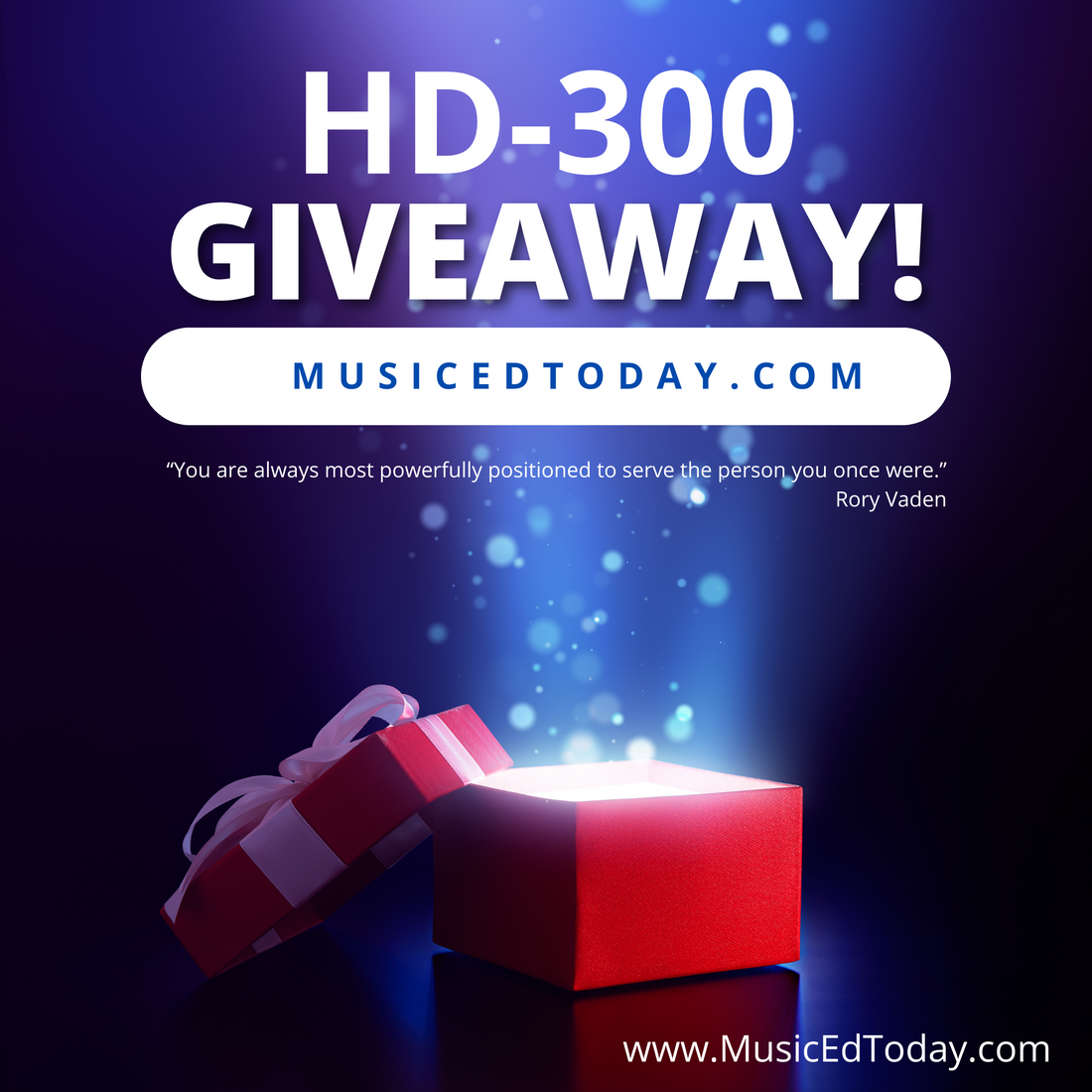 Yamaha HD-300 Giveaway