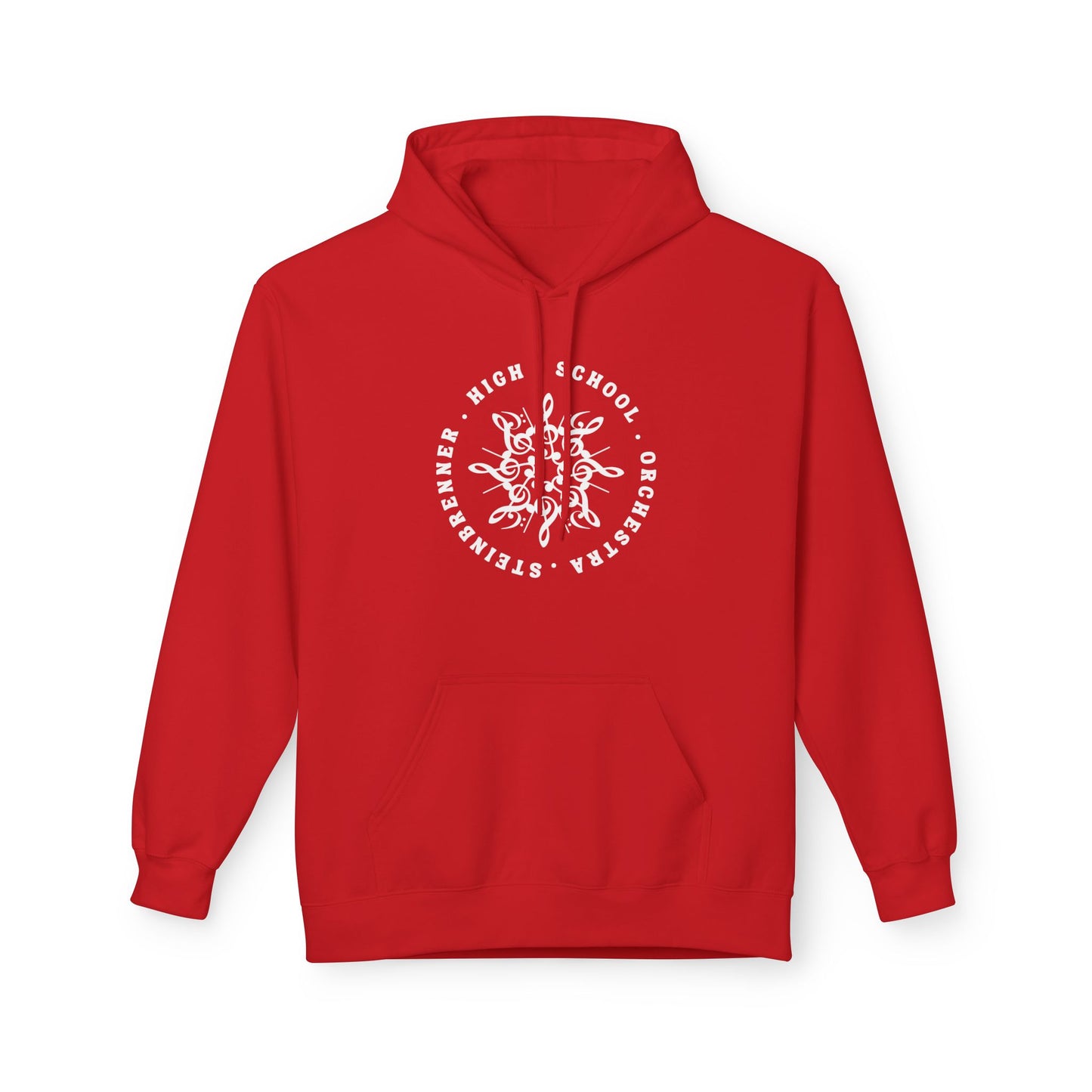 Steinbrenner High School Orchestra Holiday Unisex Midweight Softstyle Fleece Hoodie