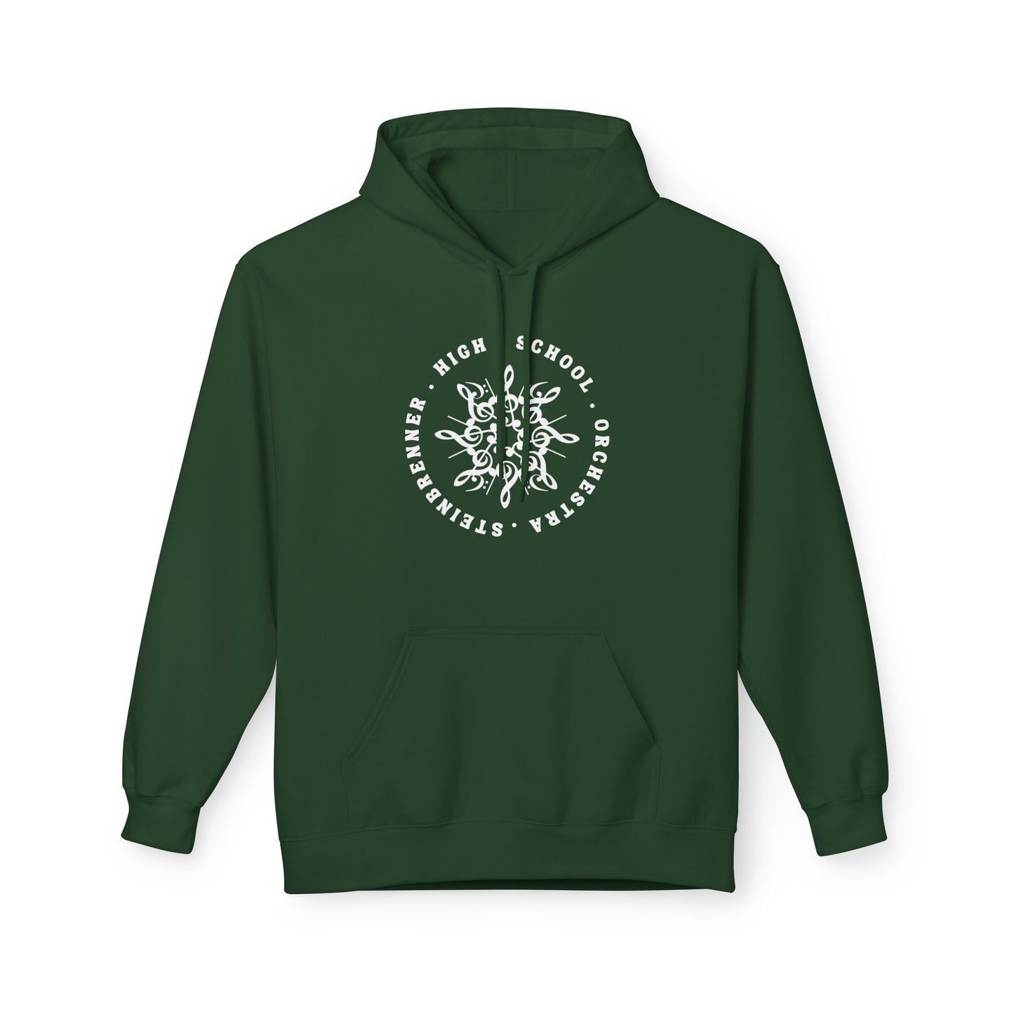 Steinbrenner High School Orchestra Holiday Unisex Midweight Softstyle Fleece Hoodie
