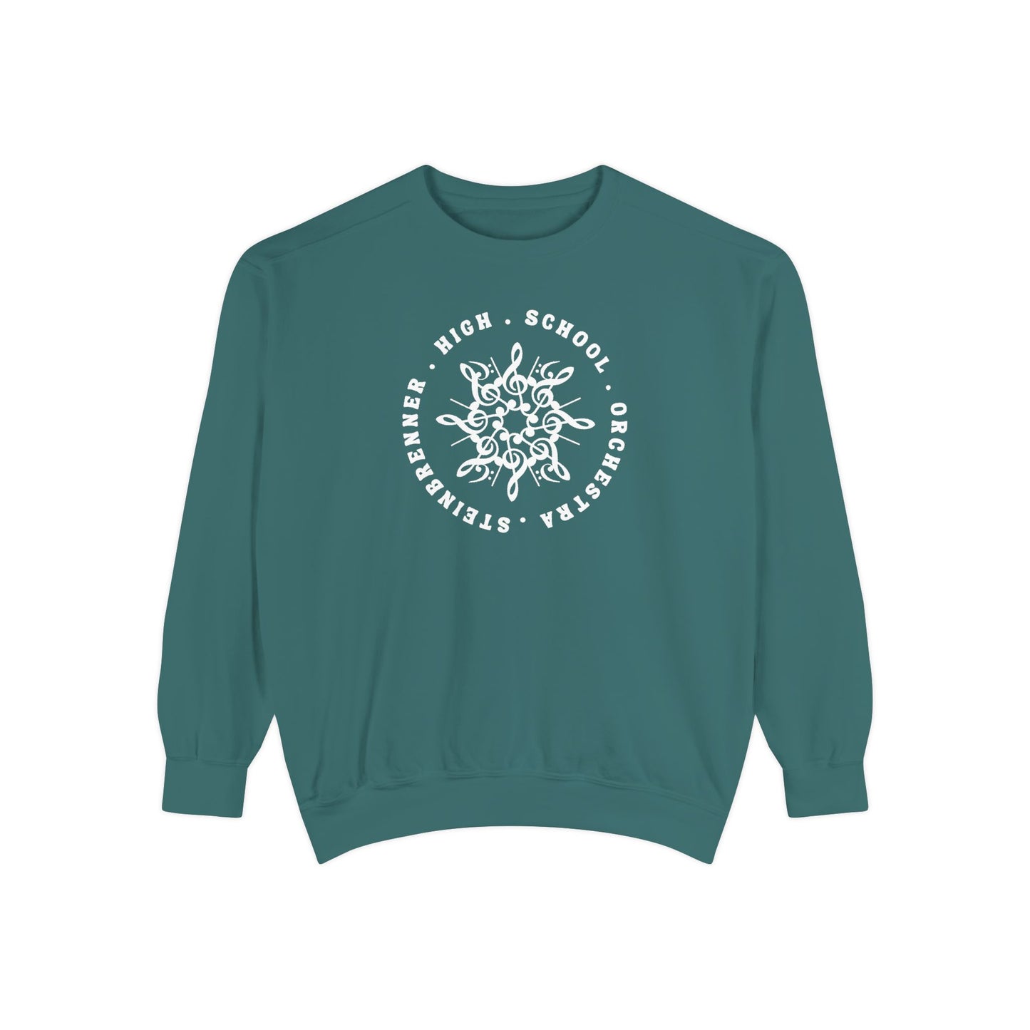 Steinbrenner High School Orchestra Holiday Unisex Garment-Dyed Sweatshirt