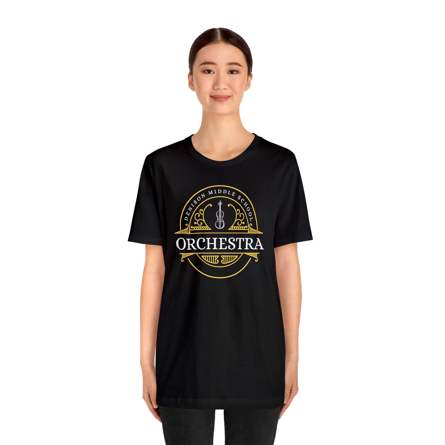 Denison Middle School Orchestra Unisex Jersey Short Sleeve Tee