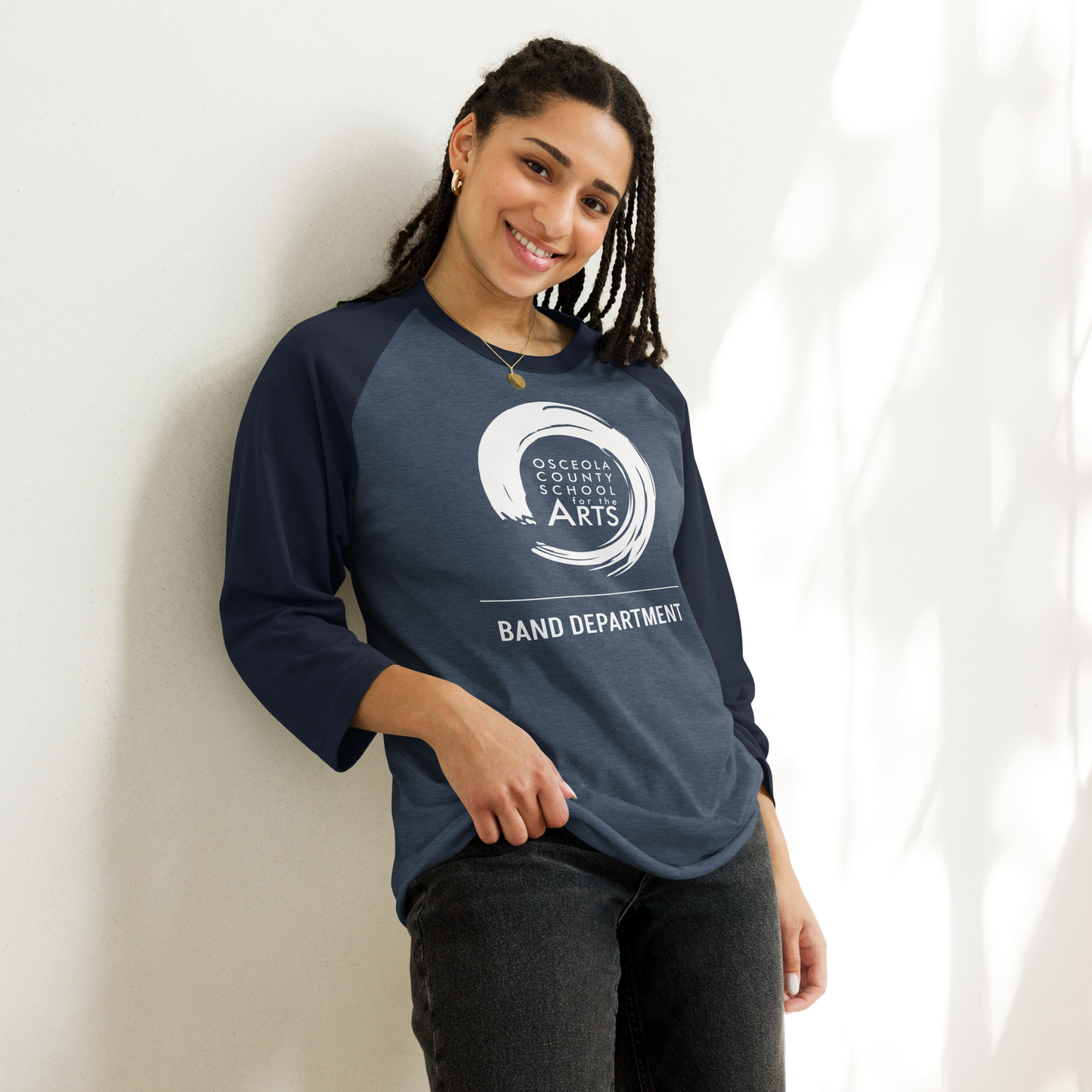 OCSA Band Department 3/4 sleeve raglan shirt