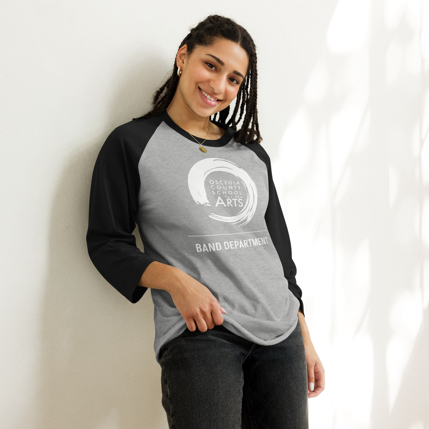 OCSA Band Department 3/4 sleeve raglan shirt