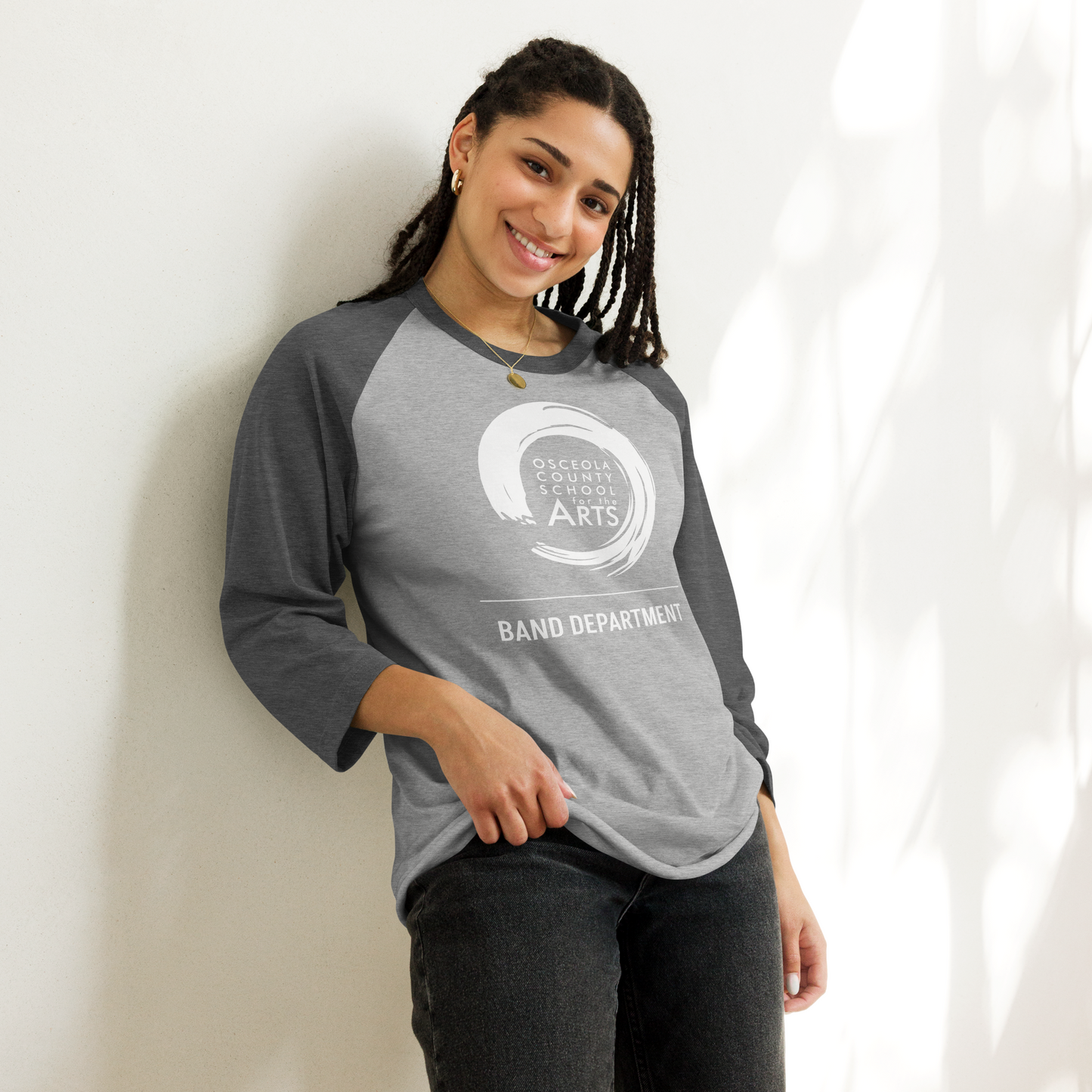 OCSA Band Department 3/4 sleeve raglan shirt